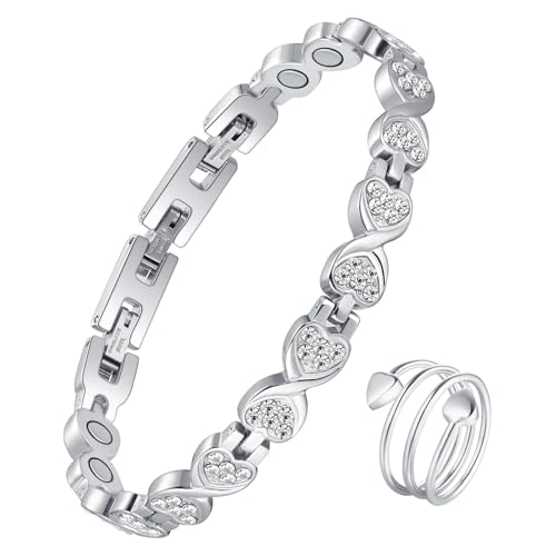 Pulseras magnéticas eficaces Jecanori para mujeres