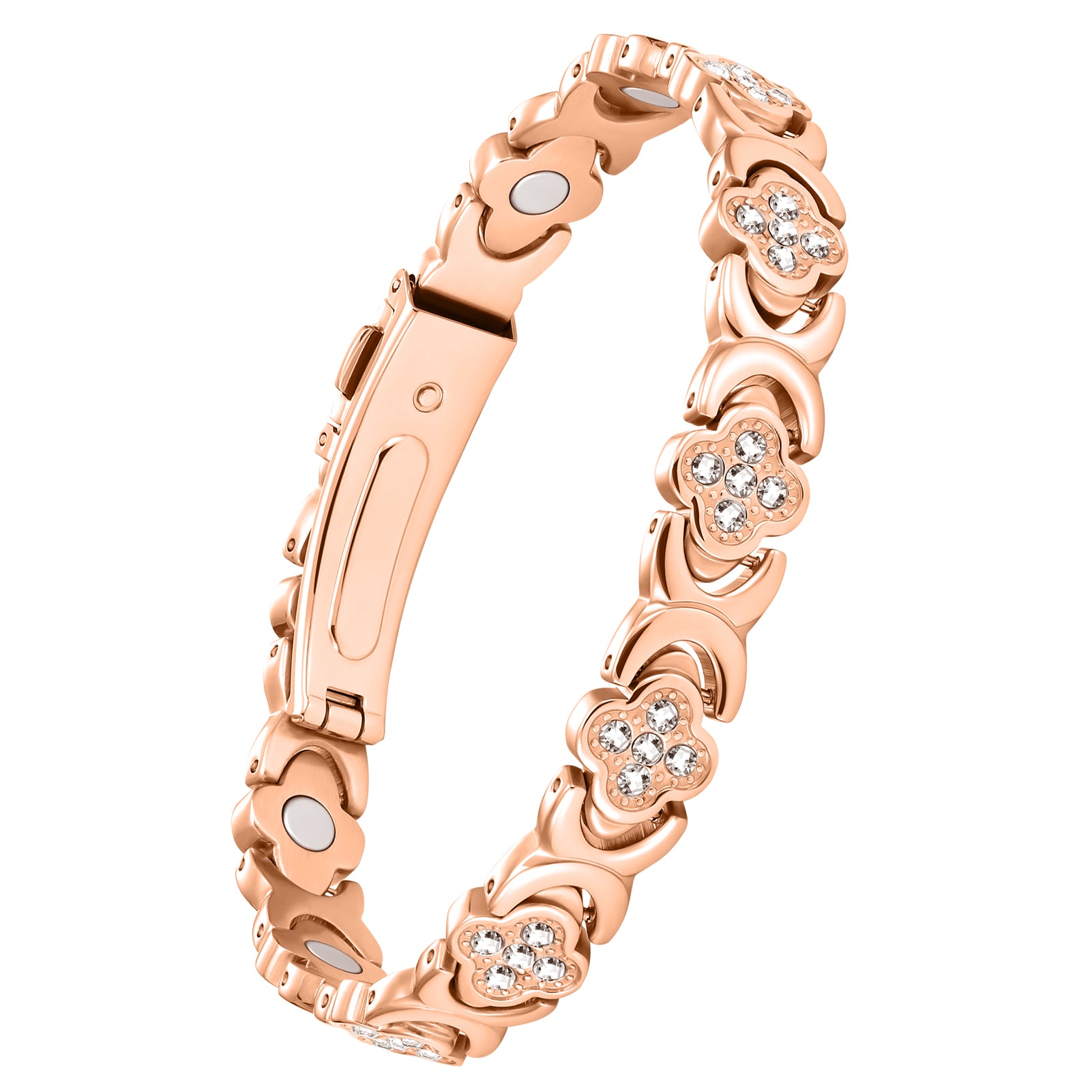 Pulsera de cobre puro para mujer Jecanori, pulseras magnéticas curativas eficaces