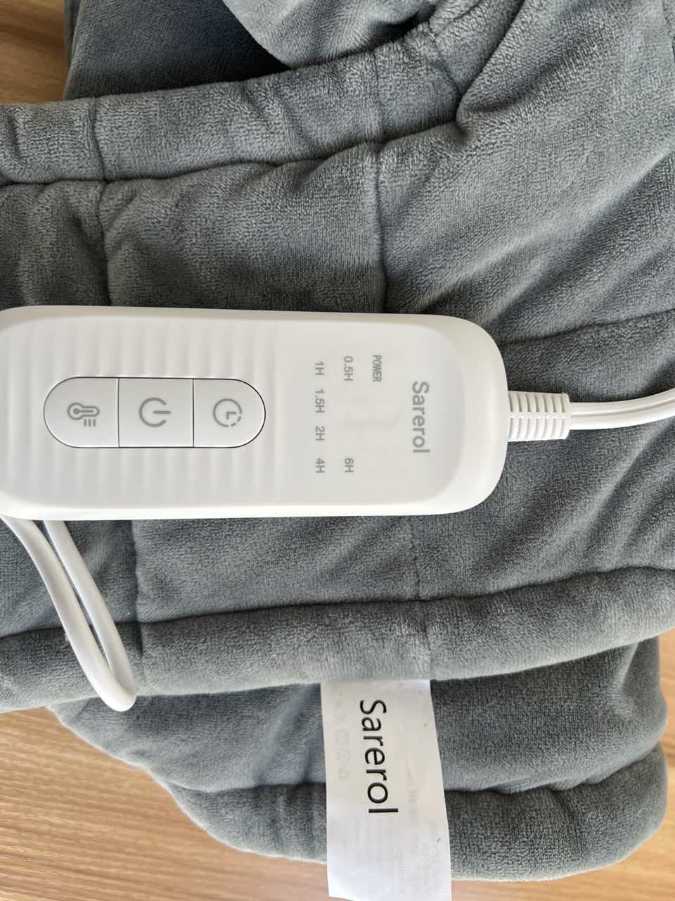 Almohadilla térmica Sarerol para cuello, hombros y espalda, almohadillas térmicas eléctricas para aliviar el dolor