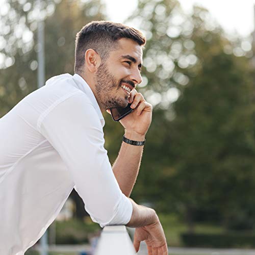 Pulseras magnéticas Jecanori para hombres: pulsera de acero de titanio ultra para hombres con herramienta de extracción y caja de regalo de joyería