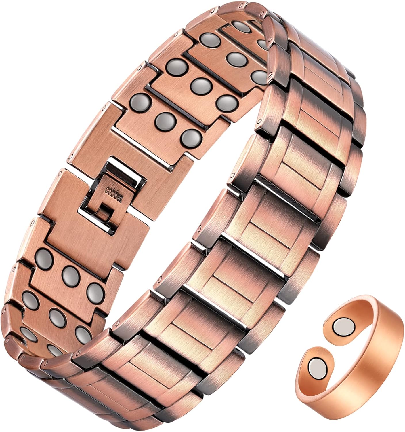 Jecanori 3X Strength Copper Magnetic Bracelet for Men