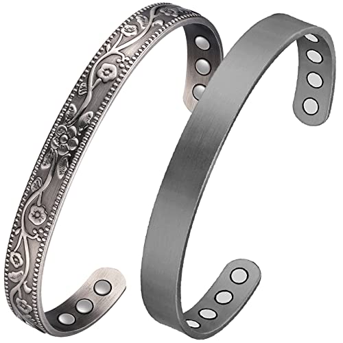 Jecanori Lymph Drainage Magnetic Bracelets for Women~Magnets