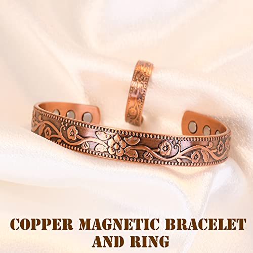 Gorgeous Vintage Solid Copper Southwestern Cuff Bracelet Bell Trading – Vintage  Jewelry Affair